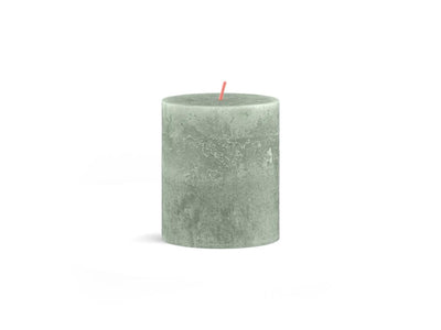 Bolsius Stub Kerze rustikal 8 x 6,8 cm Jade Grün