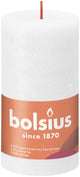 Bolsius Stub Kerze rustikal weiß 130x68 mm