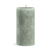 Bolsius Stub Kerze rustikal 13 x 6,8 cm Jade Grün