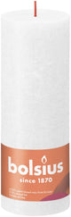 Bolsius Stub Kerze rustikal weiß 190x68 mm