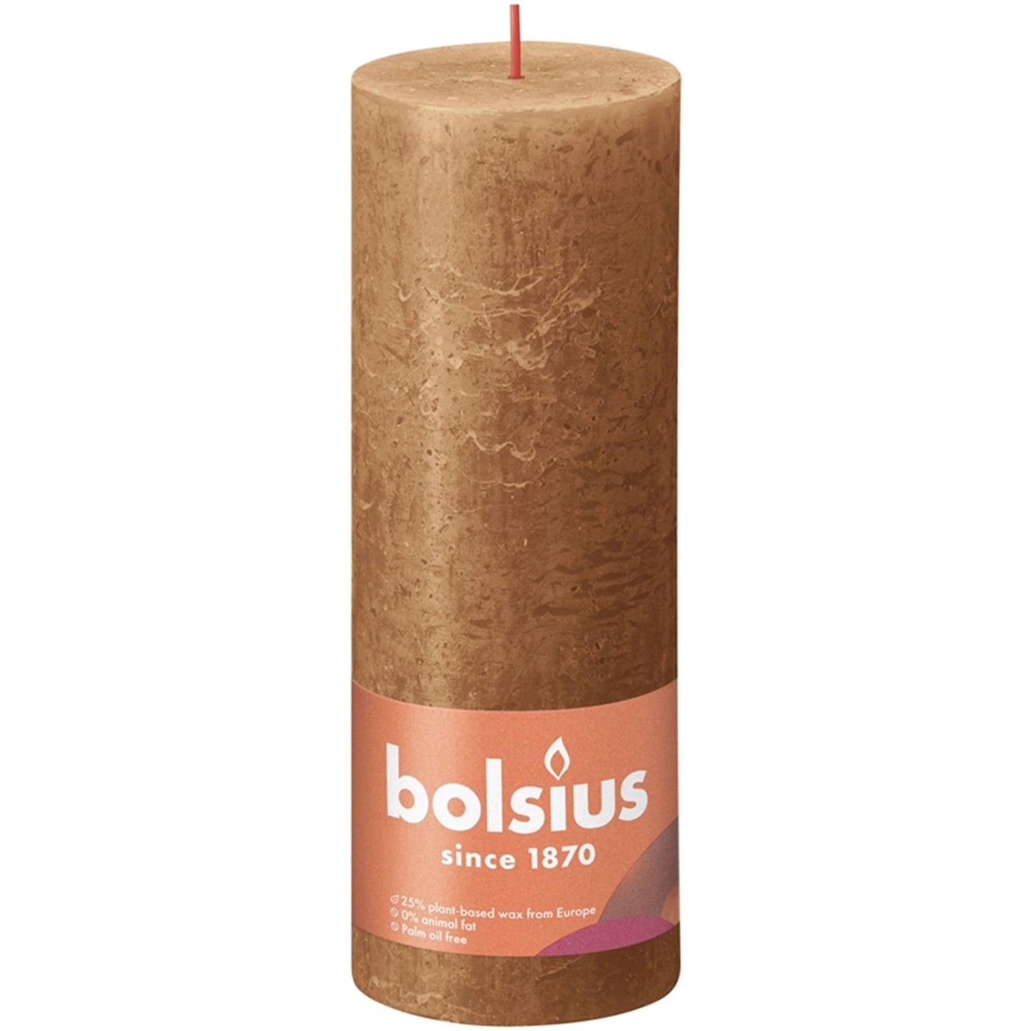 Bolsius Bolsius Kerze 19x6,8 cm scharfes Braun