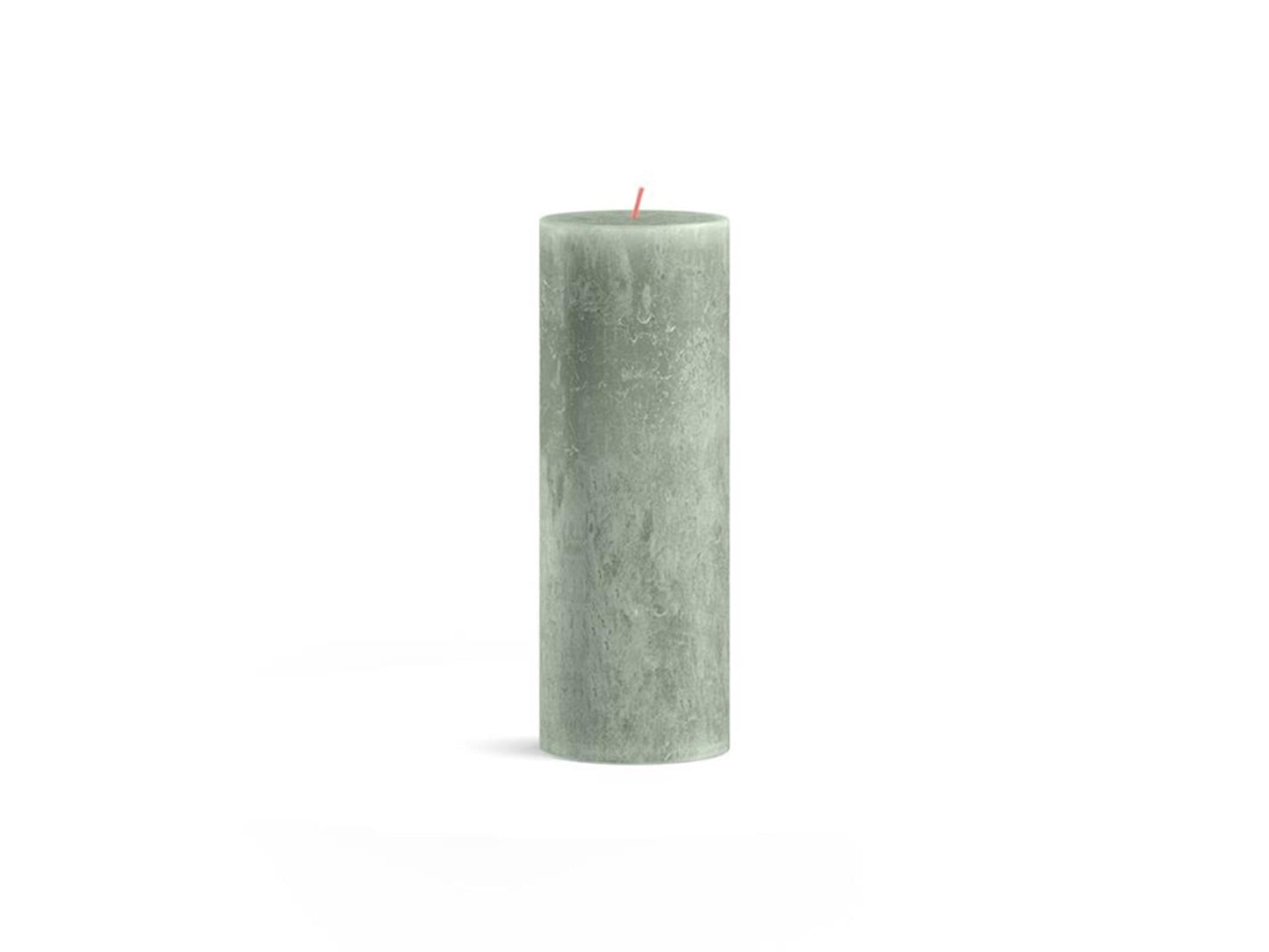 Bolsius Stub Kerze rustikal 19 x 6,8 cm hellgrün