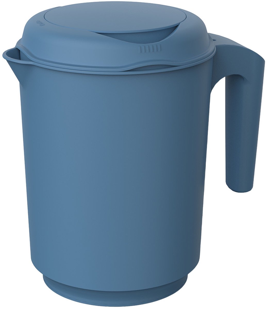 Rotho Rotho Fresh Mix Cup mit Spritzabdeckung 1,5 l Horizonblau