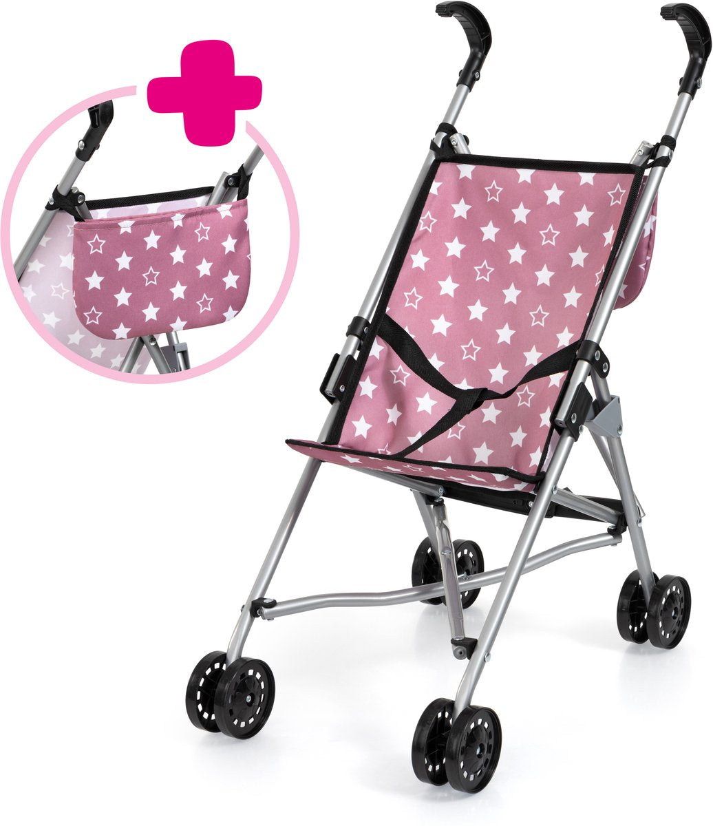 Bayer Design 30576ab Puppenbuggy mit Tasche altrosa