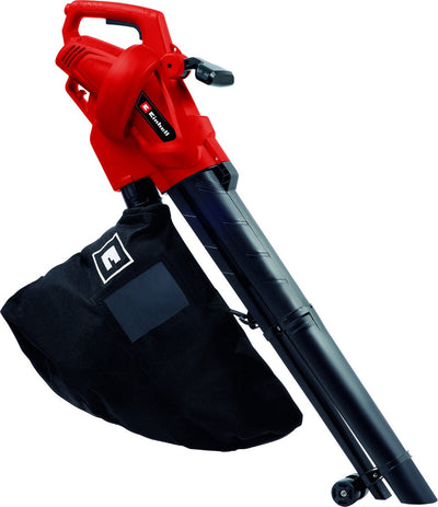 Einhell Elektro-Laubbläser - Staubsauger GC-EL 3024 e - 3000 W - Blas-Saug-Funktion - 40 l Fangsack - Blasgeschwindigkeit: 240 km h - Häckselfunktion: 10:1