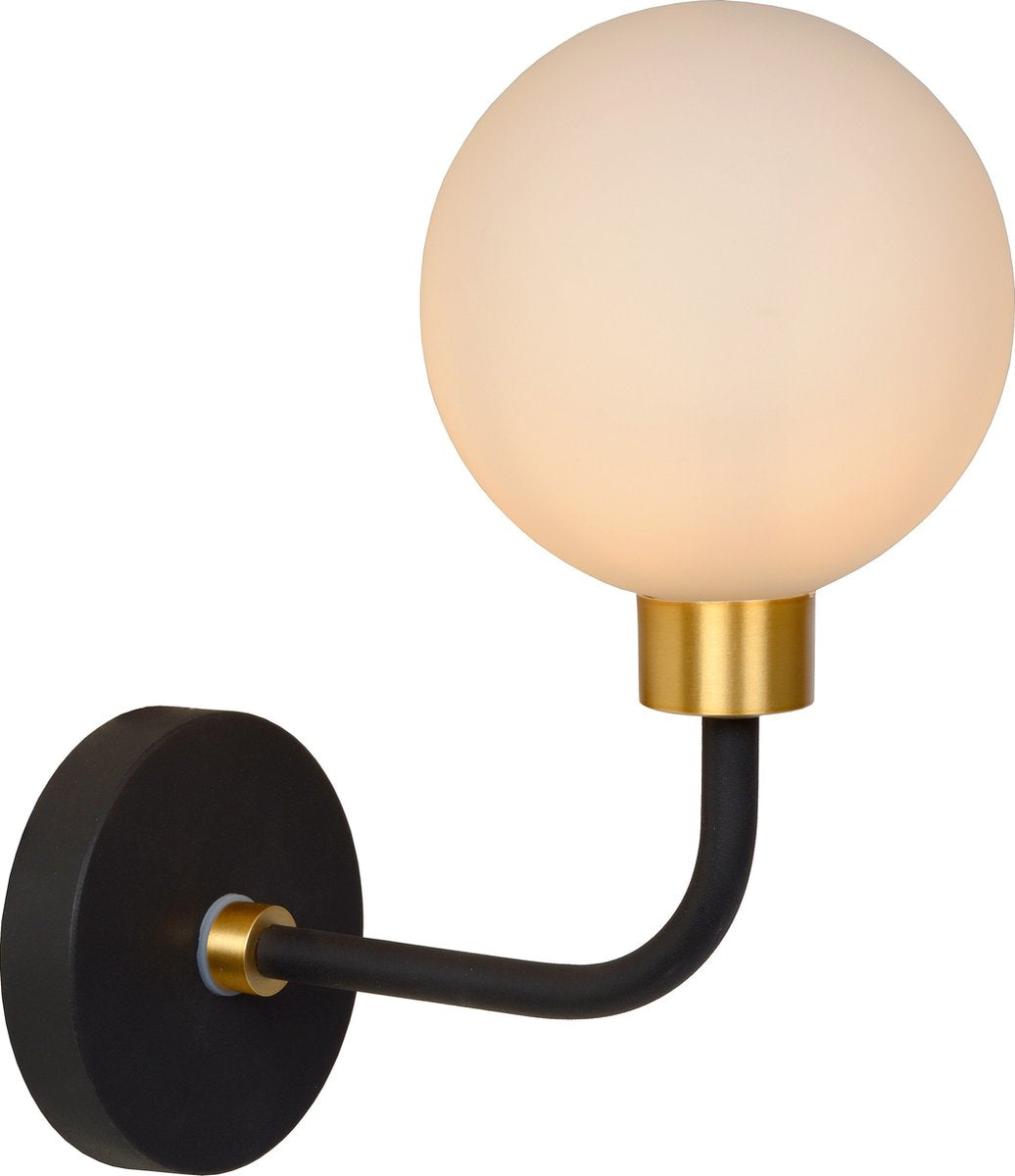 Lucide Berend - Badezimmerwandleuchte - 1xG9 - IP44 - Schwarz