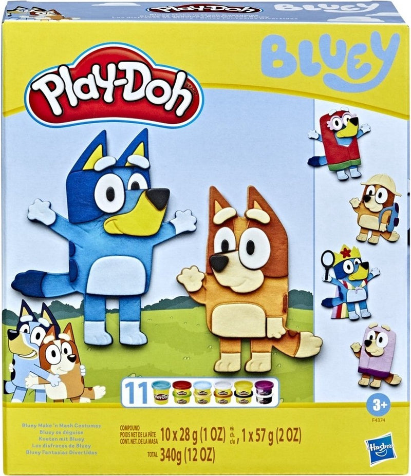 Play-Doh Bluey Dress Up Set – 11 Tontöpfe