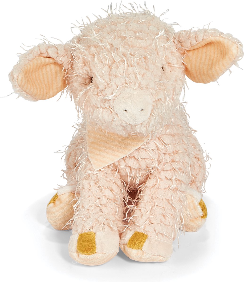 Hasen von der Bucht Hammie das Schwein Kuscheltier – Stofftier – gestickte Details – Schwein – 33 cm – rosa