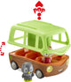 Klorofil das Abenteuerbus-Spielset – interaktives Kinderspielzeug – mit Figur aus der Nocty-Eulenfamilie – Spielzeug ab 18 Monaten