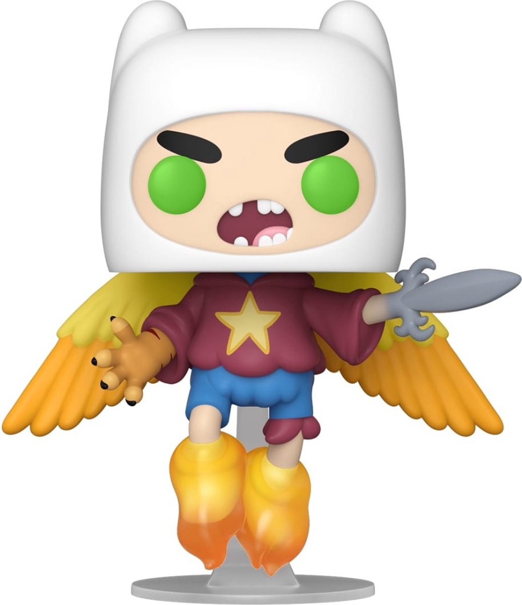 Funko Adventure Time Sammelfigur Pop! Animation Ultimate Wizard Finn 9 cm mehrfarbig