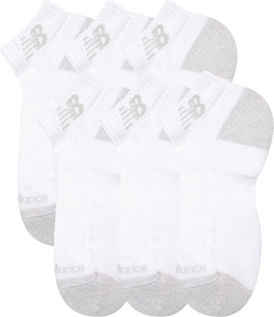 New Balance Active Low Cut Socken 6er-Pack Unisex-Sportsocken – Weiß