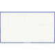 Magnetisches Whiteboard Bi-Office mit blauem Rahmen, weiß, blau