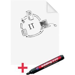 Papierkarte Legamaster Magic Chart leer weiß