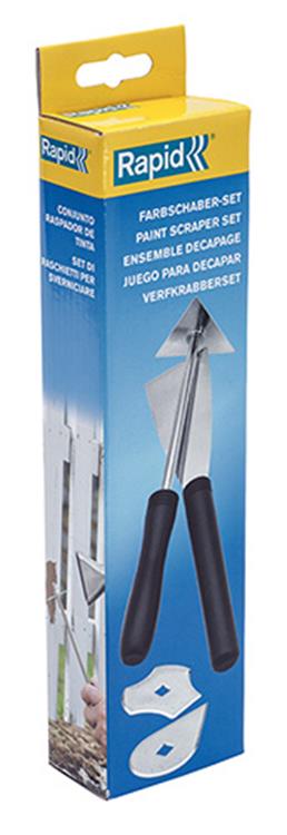 Rapid 1057356 – Farbschaber-Set für Heißluftpistole, Box | 1 Stk