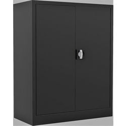 Flügeltürenschrank CH100 Anthrazit 80 x 38 x 100 cm