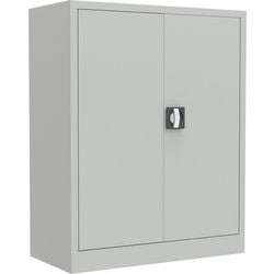 Flügeltürenschrank CH100 grau 80 x 38 x 100 cm