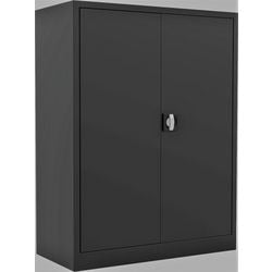 Flügeltürenschrank CH120 Anthrazit 92 x 42 x 120 cm