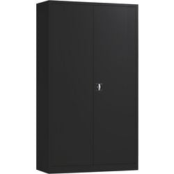 Flügeltürenschrank ch195120 schwarz 120 x 42 x 195 cm