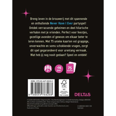 Deltas habe ich noch nie – Partyspiel