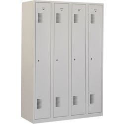 Kleiderschrank NH 180-4,4 grau 1.200 x 500 x 1.800 mm