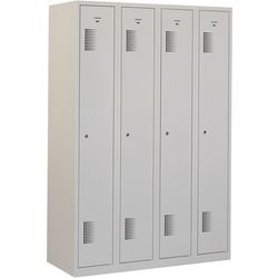 Kleiderschrank NH 180-4,4 grau 1.200 x 500 x 1.800 mm