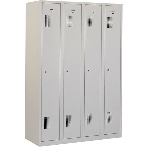 Kleiderschrank NH 180-4,4 grau 1.200 x 500 x 1.800 mm