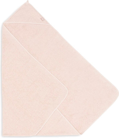 Jollein – Badeumhang aus Frottee 75 x 75 cm – Babyhandtuch mit Badeumhang, Schal, Badeponcho – Wildrosa