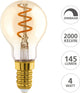 Eglo LED-Lampe – E14 – ø 4,5 cm – P45 – Bernstein – 2000 K – dimmbar