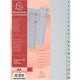 Tabs Exacompta 1720e Polypropylen