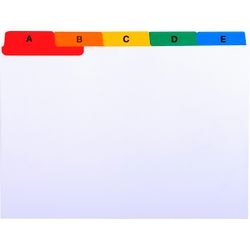 Tabs Exacompta 13997e A7 Karton