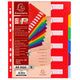 Tabs Exacompta 4806e A4 Maxi Polypropylen