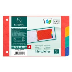 Tabs Exacompta 604e 100 x 150 mm Farbpalette