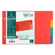 Tabs Exacompta 804e 121 x 148 mm Farbpalette