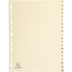 Registerblätter Exacompta 1120e A4 Elfenbein