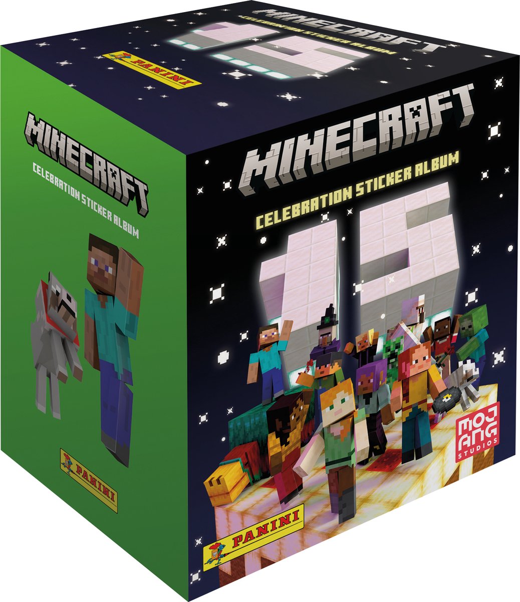 Panini Minecraft 3 – Sticker-Booster-Display – Minecraft-Aufkleber
