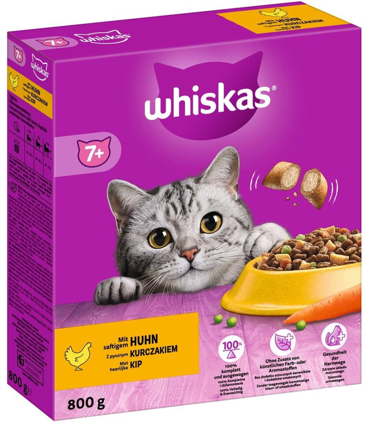 Whiskas Kibble Senior - Katzenfutter - Huhn 800 g