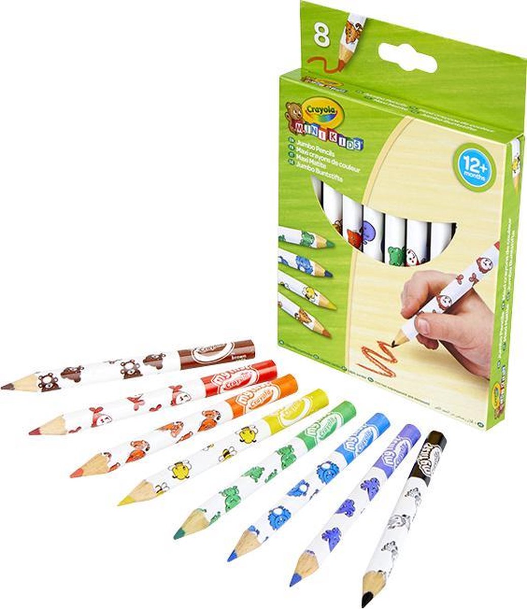 Crayola Mini Kids - Dicke Bleistifte, 8st.