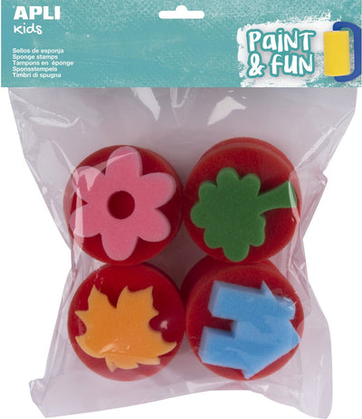 Apli Kids Jumbo-Schwammstempel – kreatives Stempelset für Kinder.