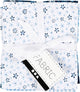 Patchwork Fabric Blue 45x55cm, 4st.