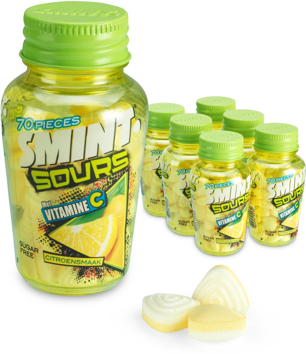 Smint Sours Zitronentopf (6x 70 Stück)