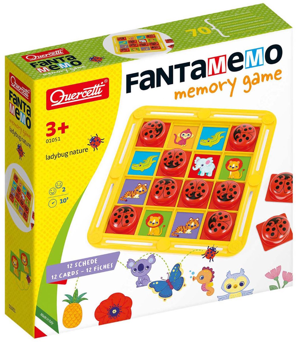 Quercetti fantamemo Spiel Marienkäfer