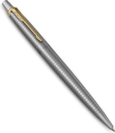 Parker Jotter-Kugelschreiber | Sonderausgabe | 70. Jubiläumsjahr Edelstahl GT | blaue Tinte | Geschenkverpackung