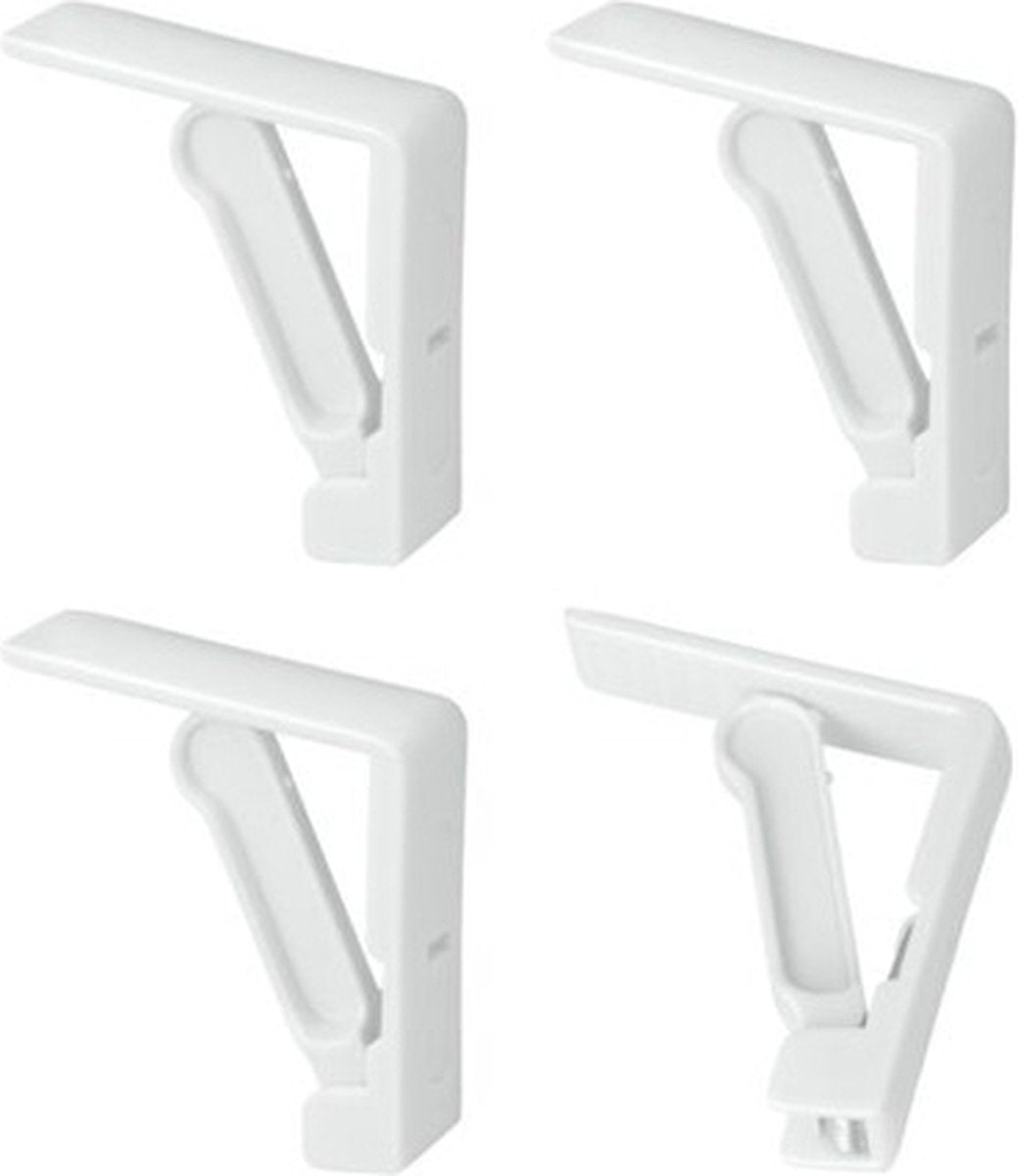 Metaltex Tischdeckenklammern – 4er-Set – Kunststoff