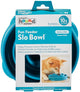 Outward Hound Fun Feeder – Fressnapf für Hunde – 6 Farben und 3 Größen – vom Tierarzt empfohlener langsamer Napf – Medium Mini – Blau