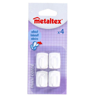 Metaltex Metaltex Square Slice Haken 4 Weißstücke