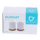Bredemeijer Theemok Umea 200 ml Weiß und Coaster Set 2