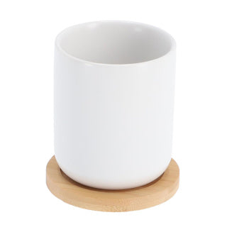 Bredemeijer Theemok Umea 200 ml Weiß und Coaster Set 2