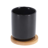 Bredemeijer Theemok Umea 200 ml Schwarz und Untersetzer Set 2 - afbeelding 2
