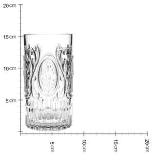 Tumbler Acrylclear 8.2x8.2x15.2cm