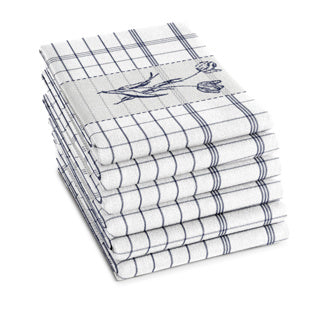 DDDDD -Geschirrtuch Lisse 60x65 Blau